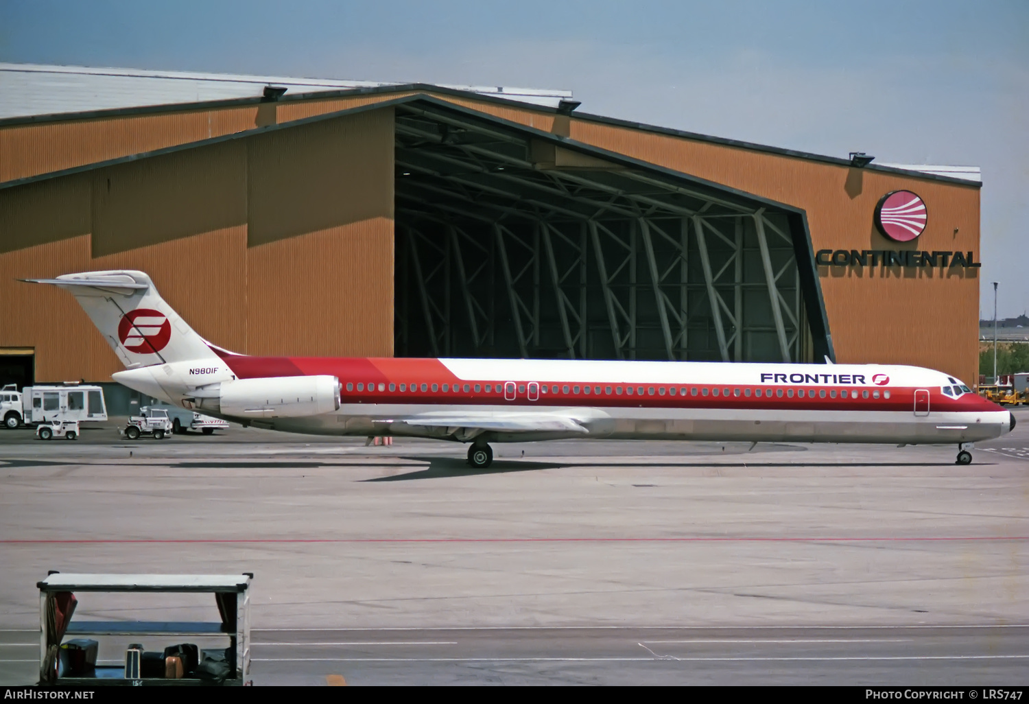Aircraft Photo of N9801F | McDonnell Douglas MD-82 (DC-9-82) | Frontier Airlines | AirHistory.net #364009