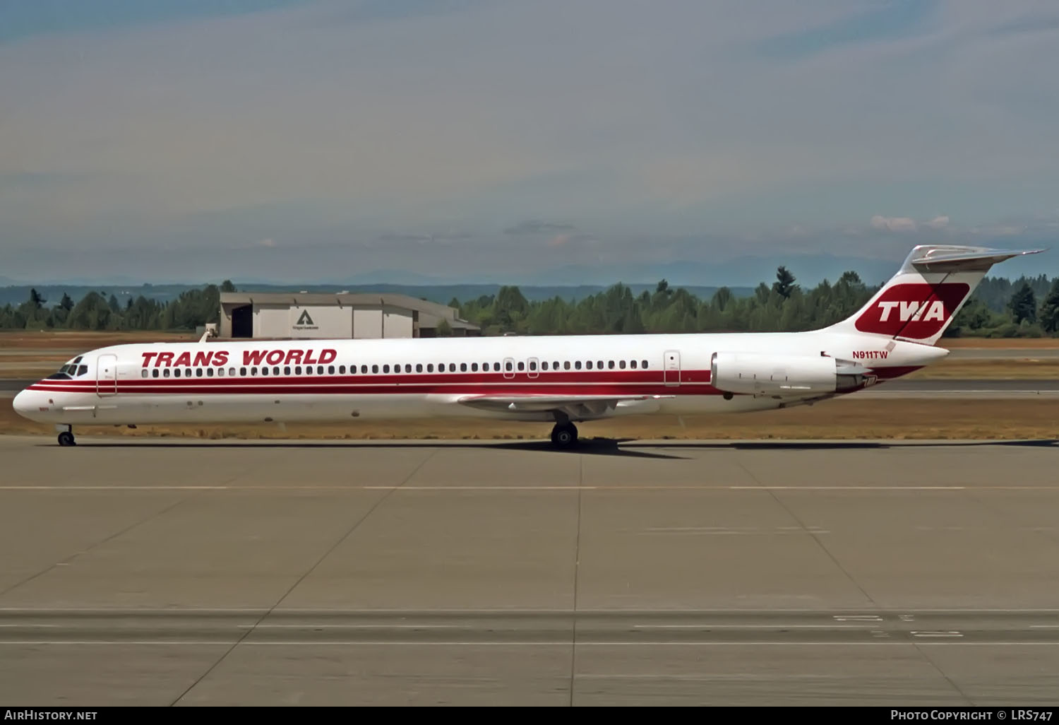 Aircraft Photo of N911TW | McDonnell Douglas MD-82 (DC-9-82) | Trans World Airlines - TWA | AirHistory.net #364011