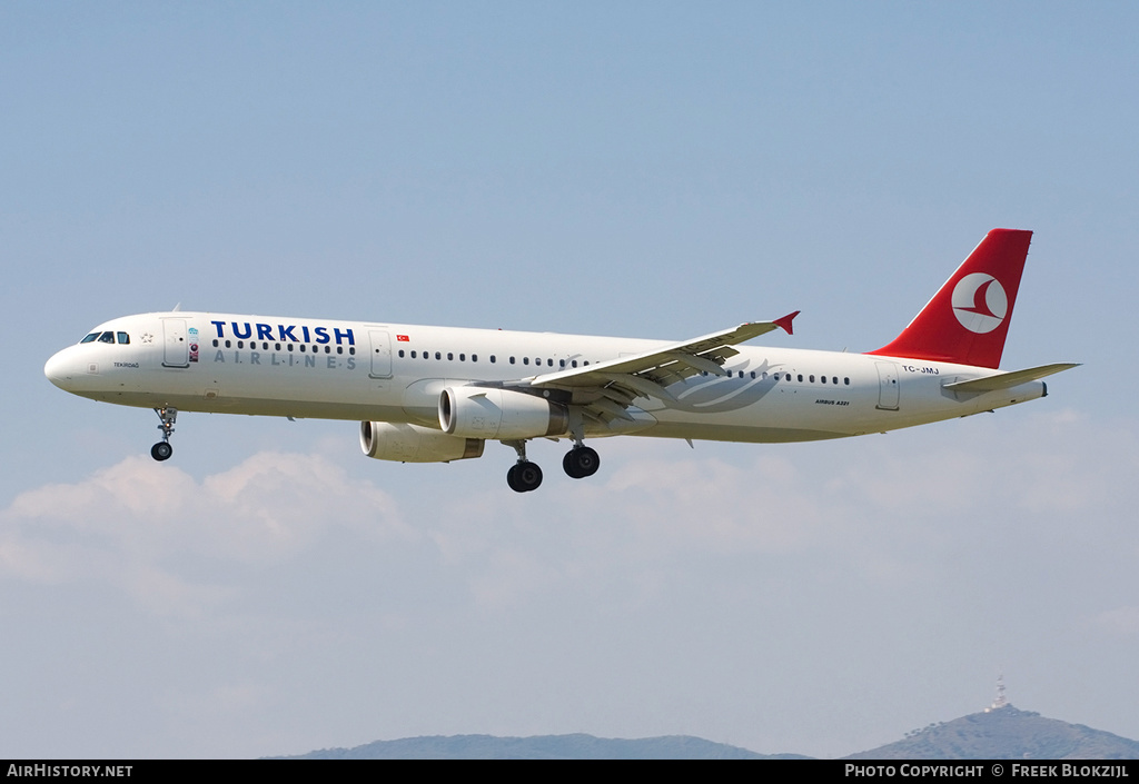 Aircraft Photo of TC-JMJ | Airbus A321-232 | Turkish Airlines | AirHistory.net #364023