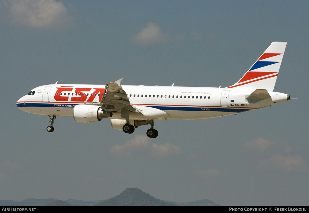 Aircraft Photo of OK-MEJ | Airbus A320-214 | ČSA - Czech Airlines | AirHistory.net #364032