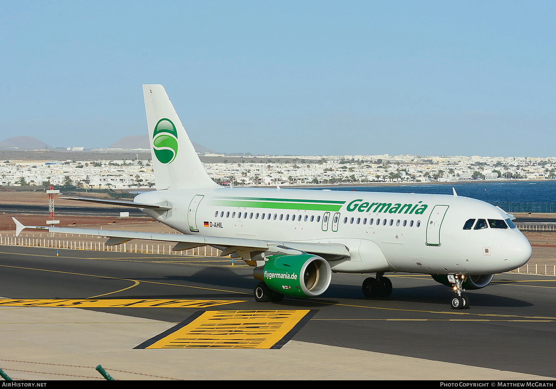 Aircraft Photo of D-AHIL | Airbus A319-112 | Germania | AirHistory.net #364043