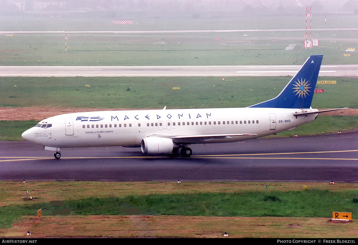 Aircraft Photo of SX-BMA | Boeing 737-46J | Macedonian Airlines | AirHistory.net #364053