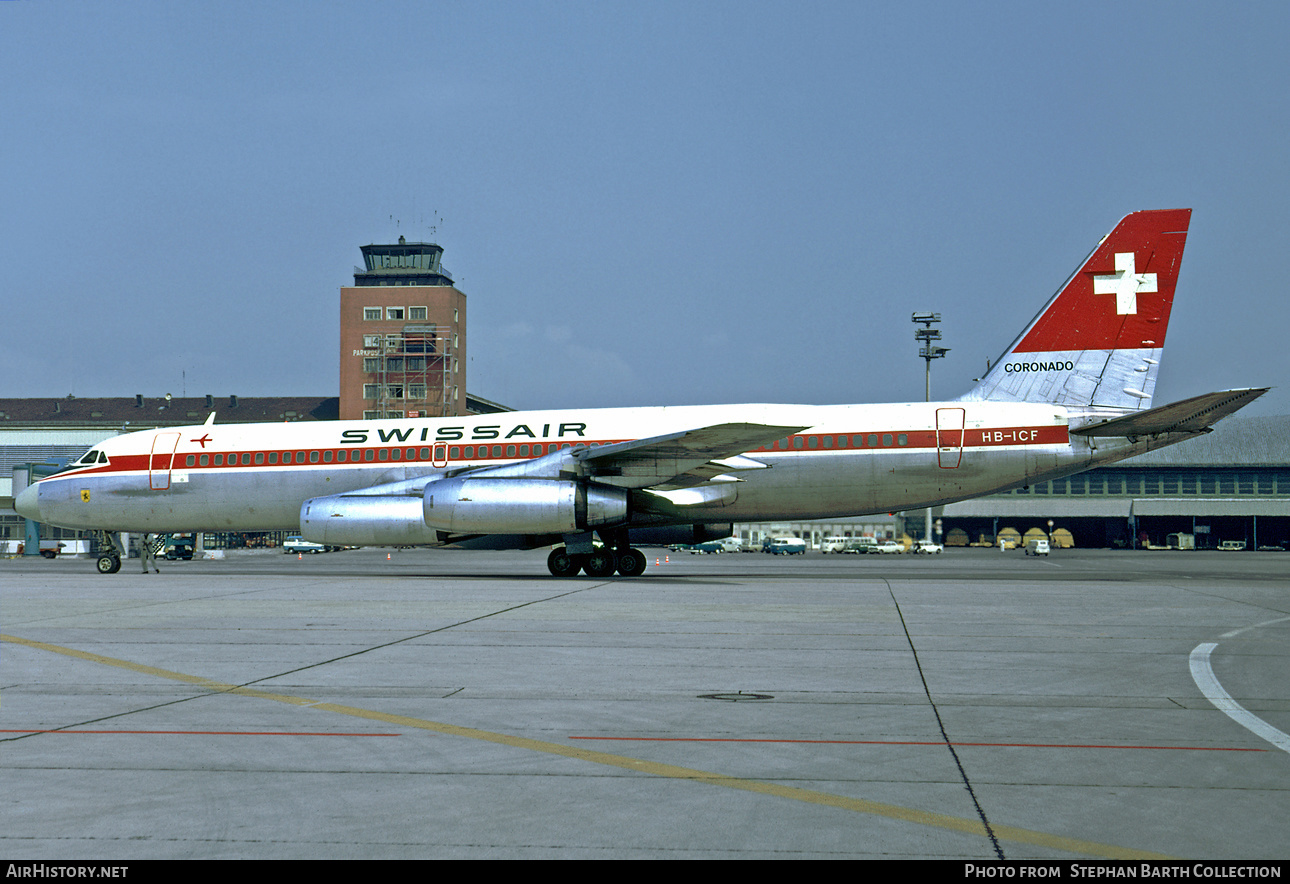 Aircraft Photo of HB-ICF | Convair 990A Coronado (30A-6) | Swissair | AirHistory.net #364092