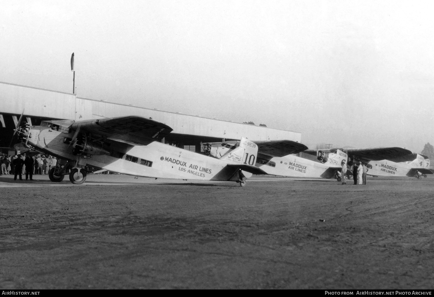 Aircraft Photo of NC9638 | Ford 5-AT-B Tri-Motor | Maddux Air Lines | AirHistory.net #364099