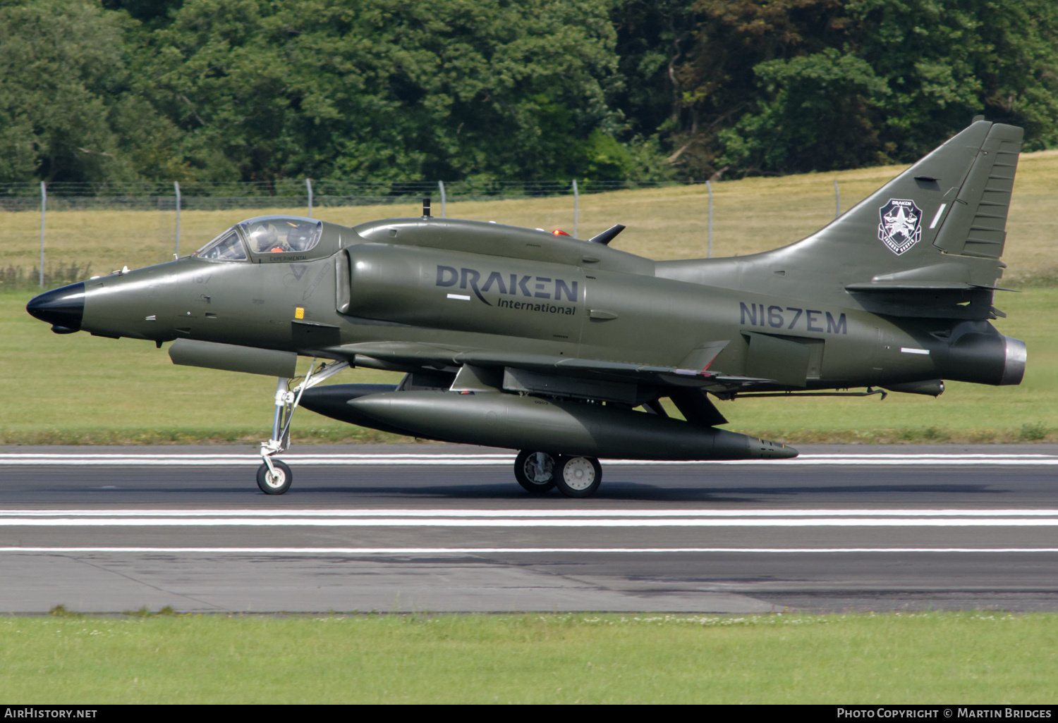 Aircraft Photo of N167EM | McDonnell Douglas A-4N Skyhawk II | Draken International | AirHistory.net #364107