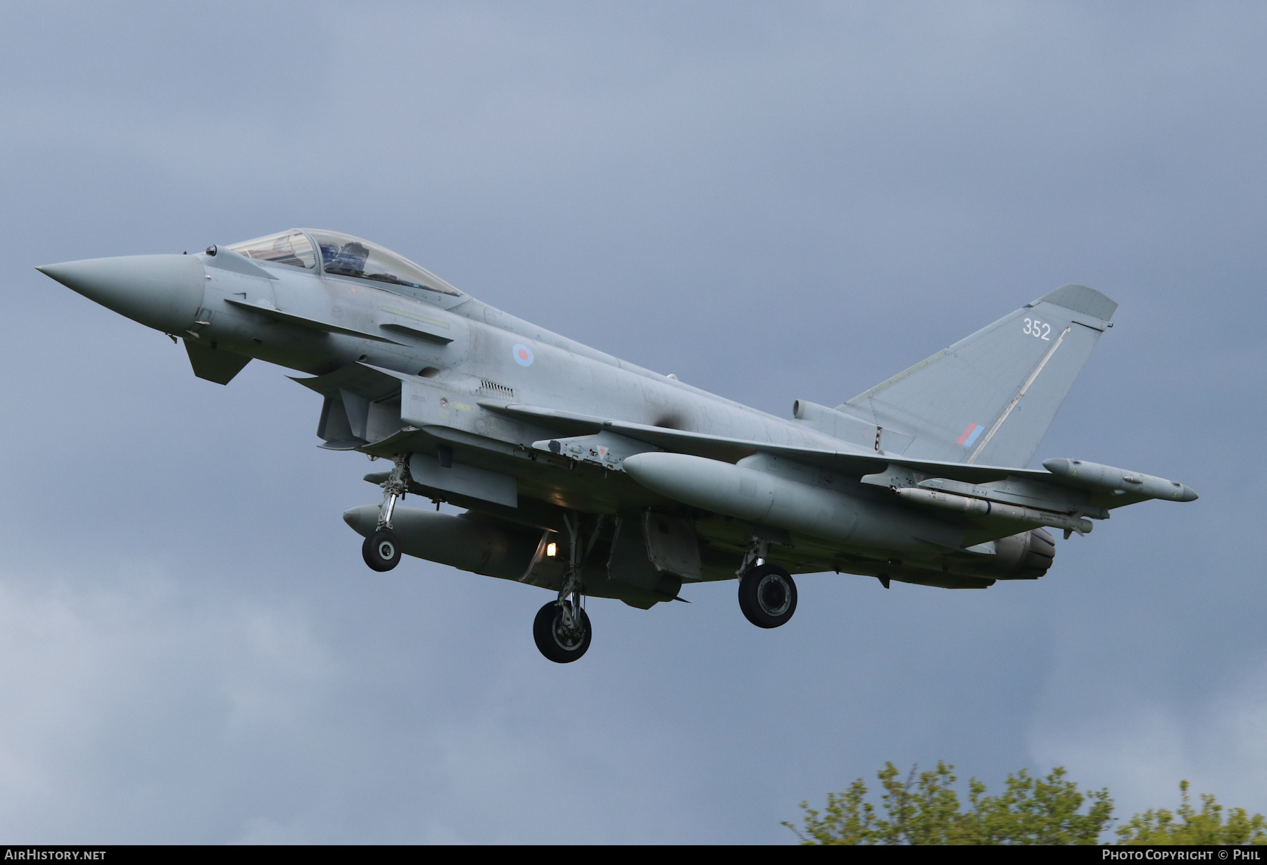 Aircraft Photo of ZK352 | Eurofighter EF-2000 Typhoon FGR4 | UK - Air Force | AirHistory.net #364131