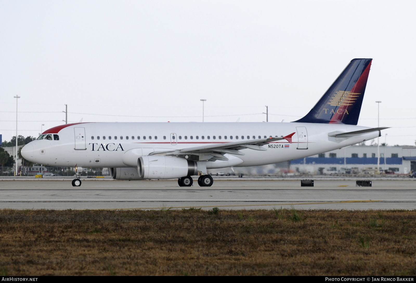 Aircraft Photo of N520TA | Airbus A319-132 | TACA - Transportes Aéreos Centro Americanos | AirHistory.net #364162