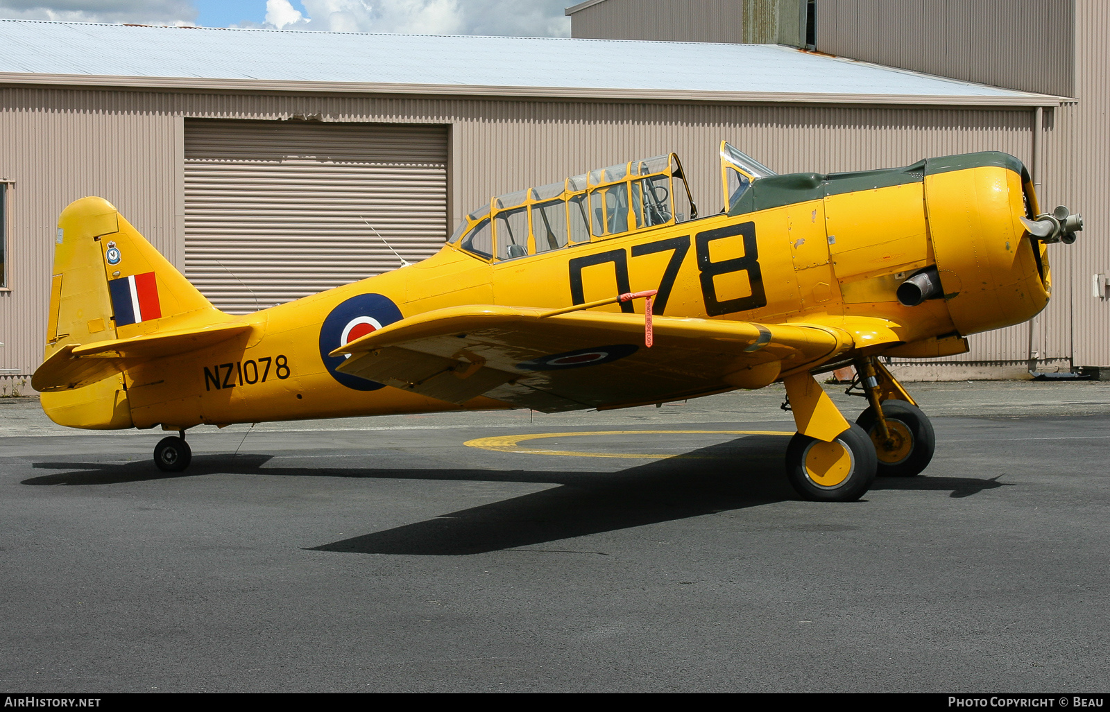 Aircraft Photo of ZK-ENG / NZ1078 | North American AT-6D Harvard III | New Zealand - Air Force | AirHistory.net #364168