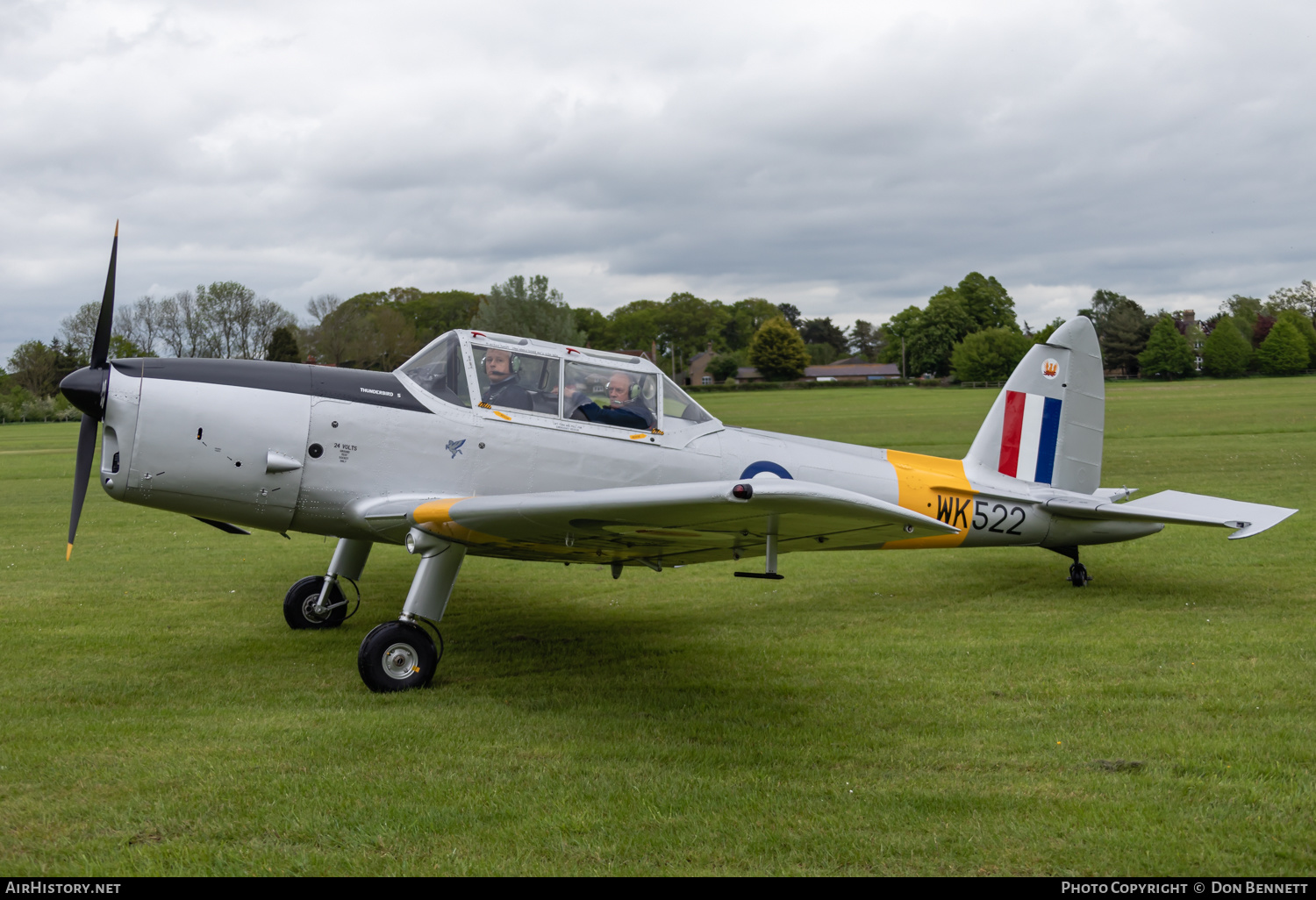 Aircraft Photo of G-BCOU / WK522 | De Havilland DHC-1 Chipmunk Mk22 | UK - Air Force | AirHistory.net #364198