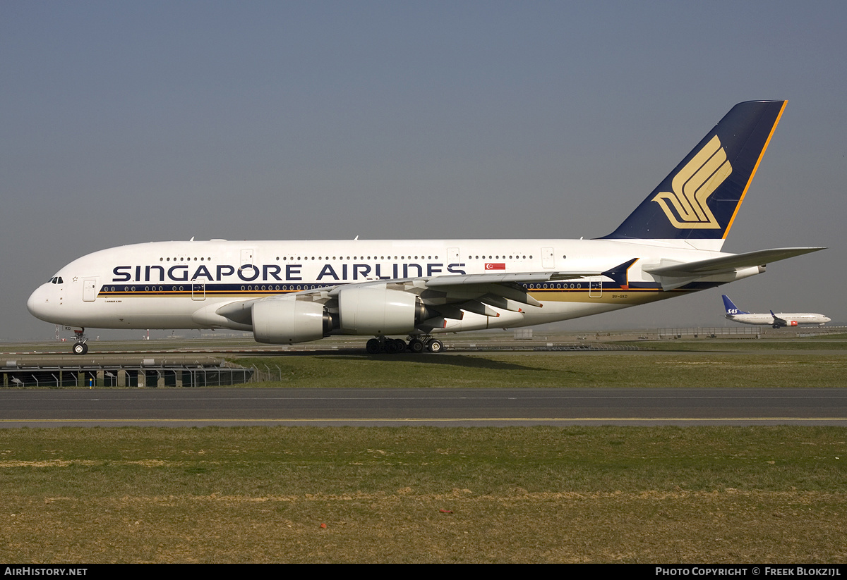 Aircraft Photo of 9V-SKD | Airbus A380-841 | Singapore Airlines | AirHistory.net #364224
