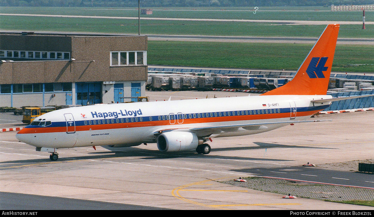 Aircraft Photo of D-AHFI | Boeing 737-8K5 | Hapag-Lloyd | AirHistory.net #364230