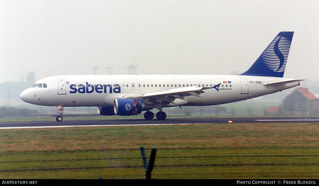 Aircraft Photo of OO-SNE | Airbus A320-214 | Sabena | AirHistory.net #364240