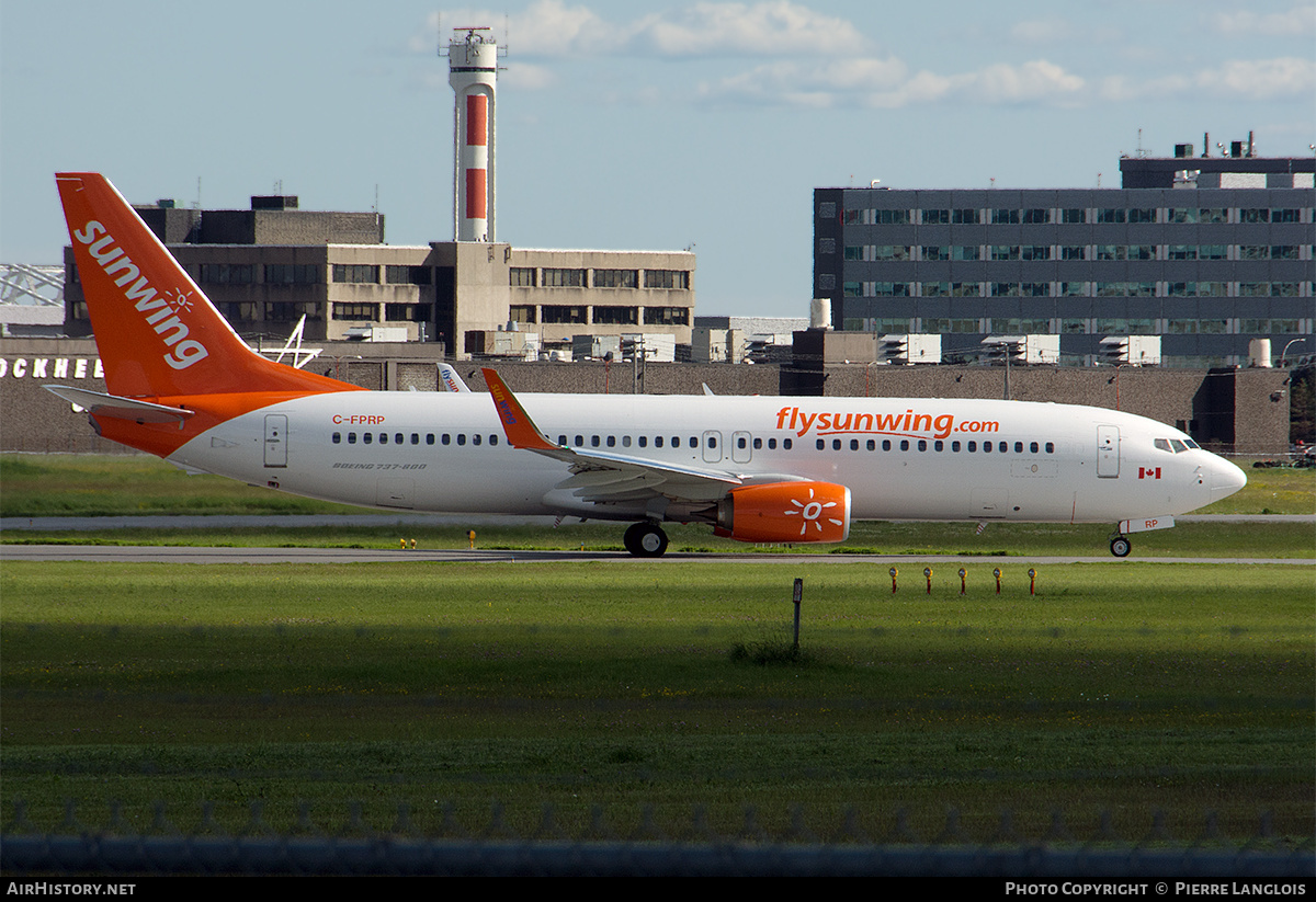 Aircraft Photo of C-FPRP | Boeing 737-8FH | Sunwing Airlines | AirHistory.net #364241