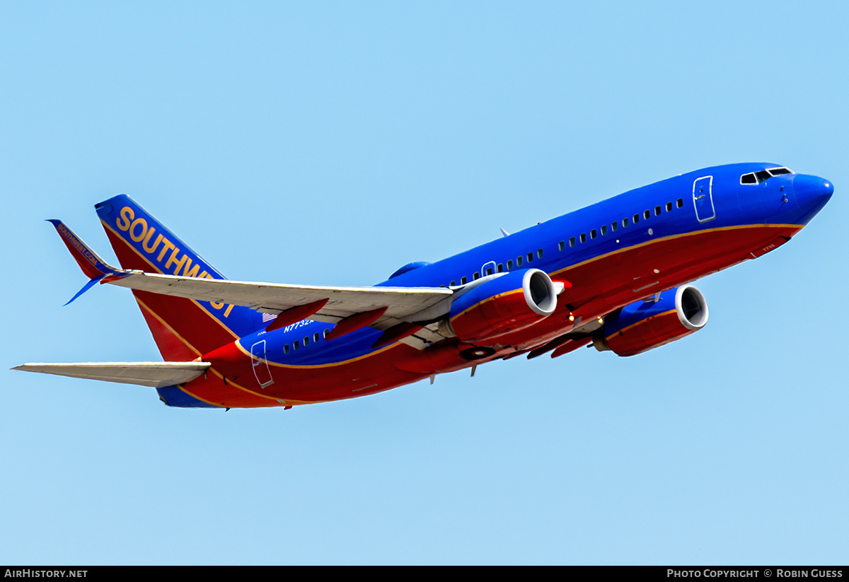 Aircraft Photo of N7732A | Boeing 737-7BD | Southwest Airlines | AirHistory.net #364252