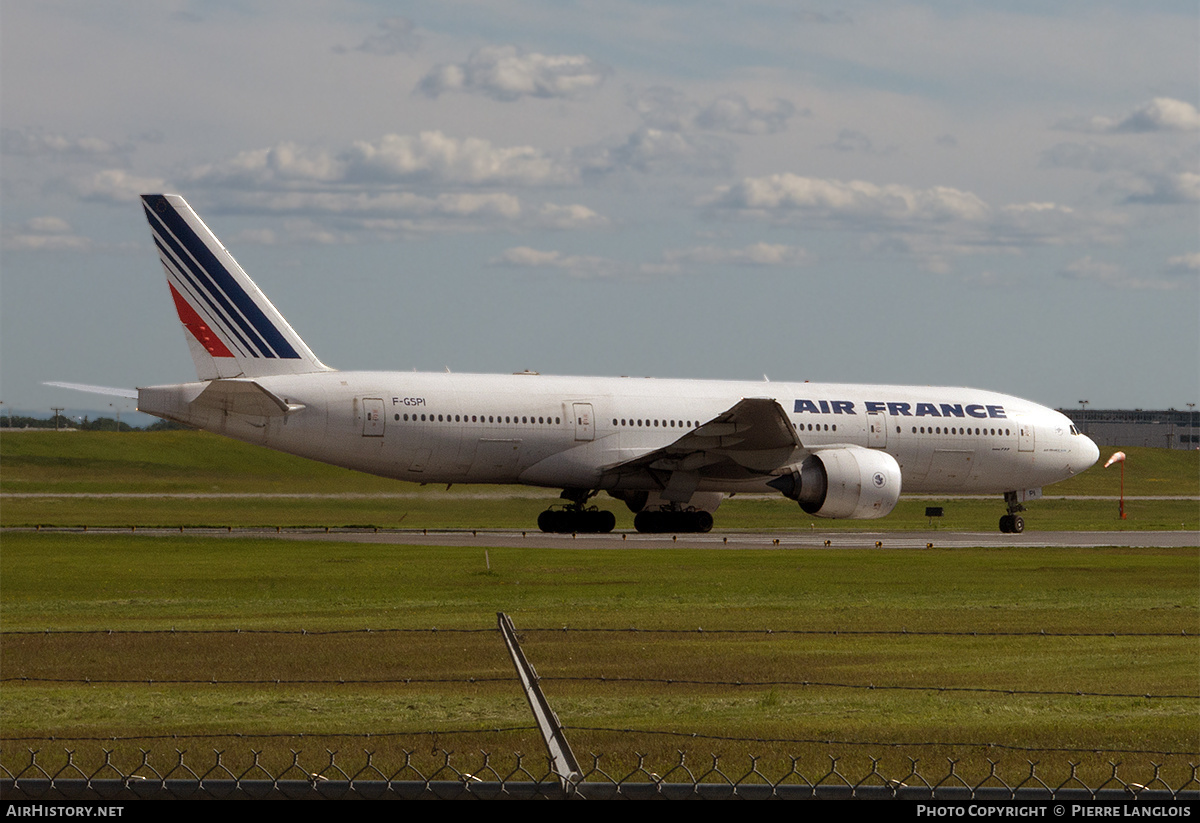 Aircraft Photo of F-GSPI | Boeing 777-228/ER | Air France | AirHistory.net #364253