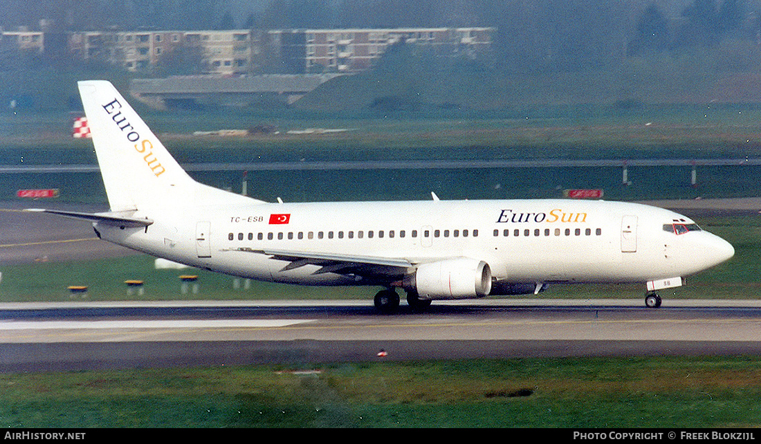 Aircraft Photo of TC-ESB | Boeing 737-3K2 | EuroSun | AirHistory.net #364269