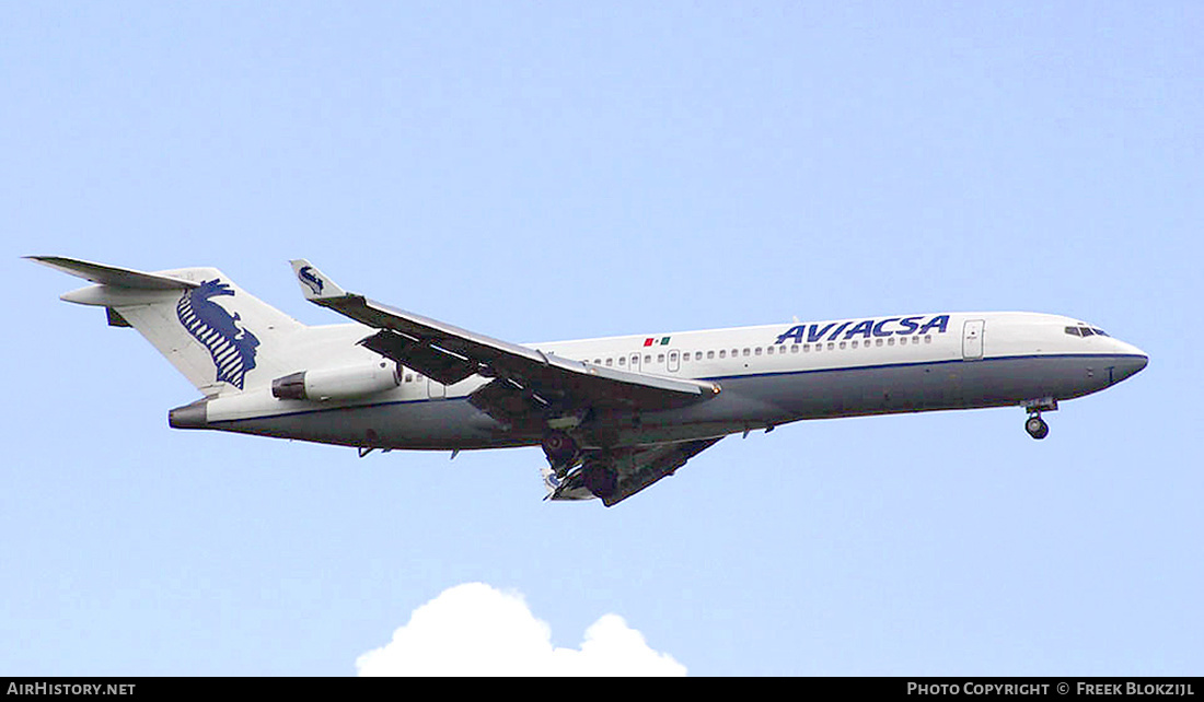 Aircraft Photo of XA-SLG | Boeing 727-276/Adv | Aviacsa - Aviación de Chiapas | AirHistory.net #364279