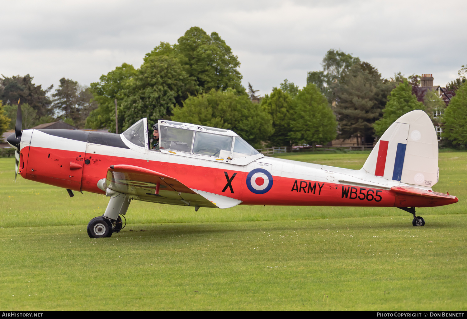 Aircraft Photo of G-PVET / WB565 | De Havilland DHC-1 Chipmunk Mk22 | UK - Army | AirHistory.net #364289