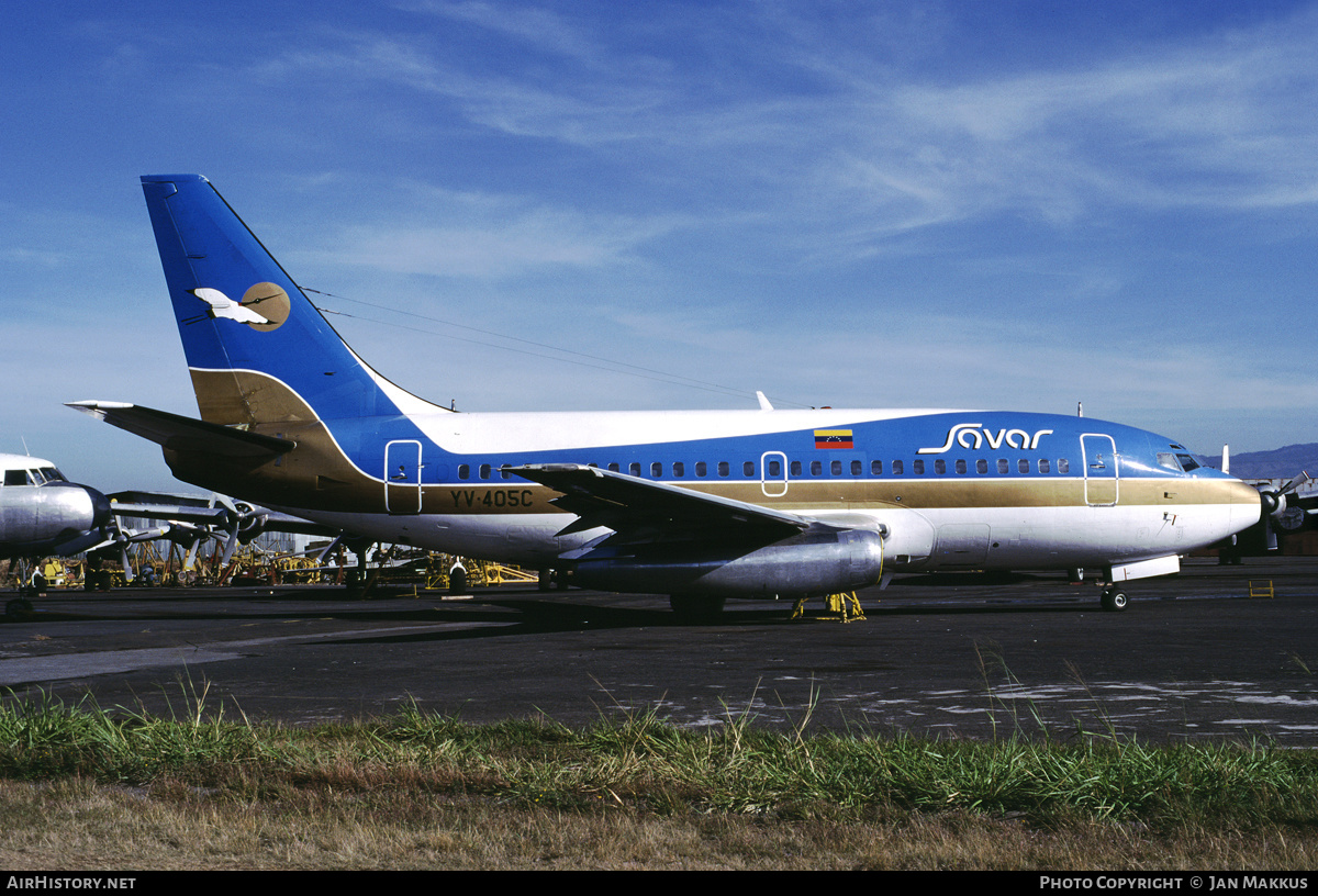 Aircraft Photo of YV-405C | Boeing 737-112 | SAVAR - Servicios Aéreas Varina | AirHistory.net #364297
