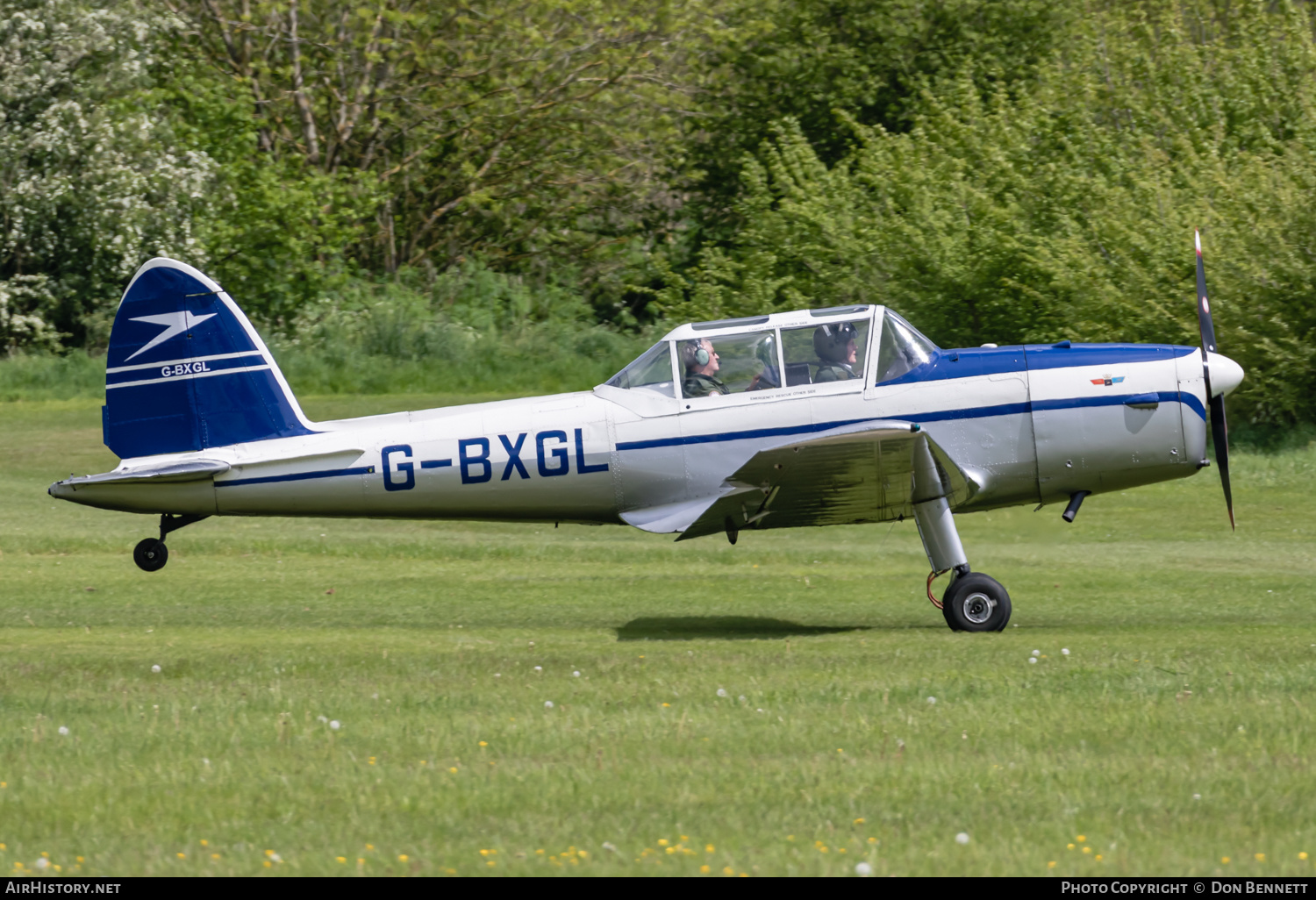 Aircraft Photo of G-BXGL | De Havilland DHC-1 Chipmunk Mk22 | AirHistory.net #364300