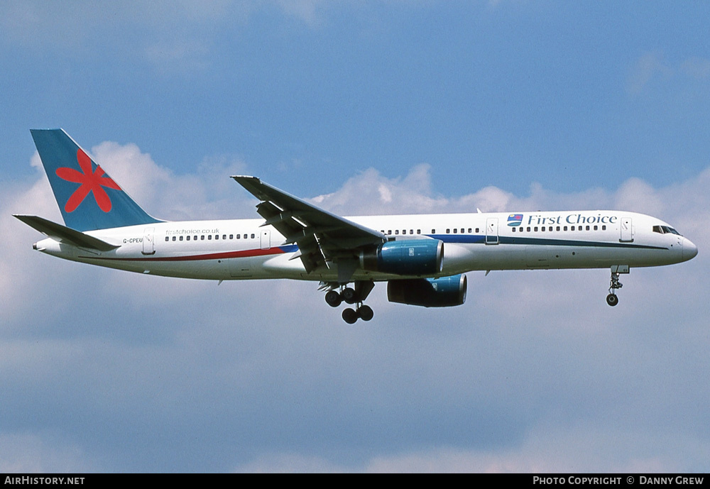 Aircraft Photo of G-CPEU | Boeing 757-236 | First Choice Airways | AirHistory.net #364318