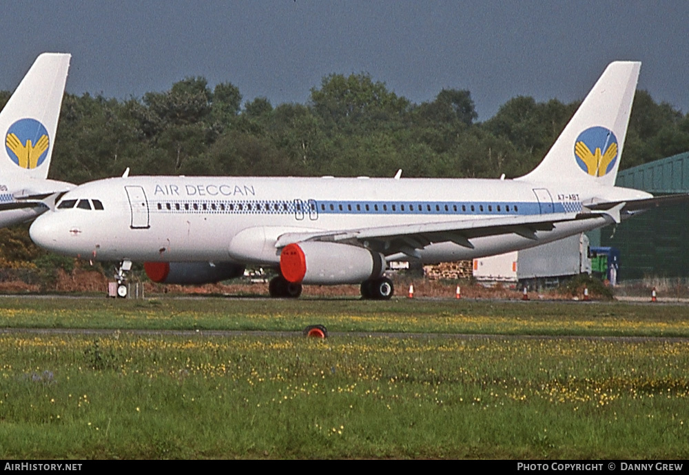 Aircraft Photo of A7-ABT | Airbus A320-232 | Air Deccan | AirHistory.net #364320