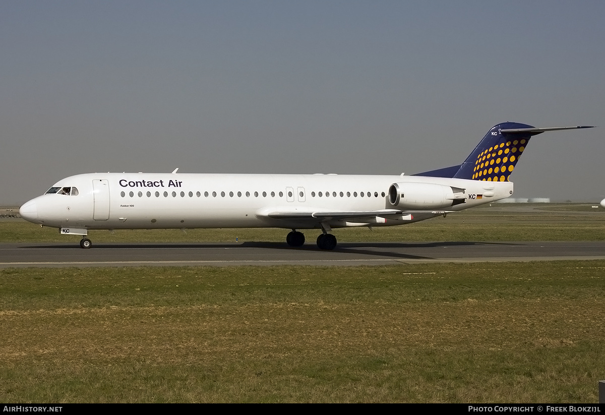 Aircraft Photo of D-AFKC | Fokker 100 (F28-0100) | Contact Air | AirHistory.net #364335