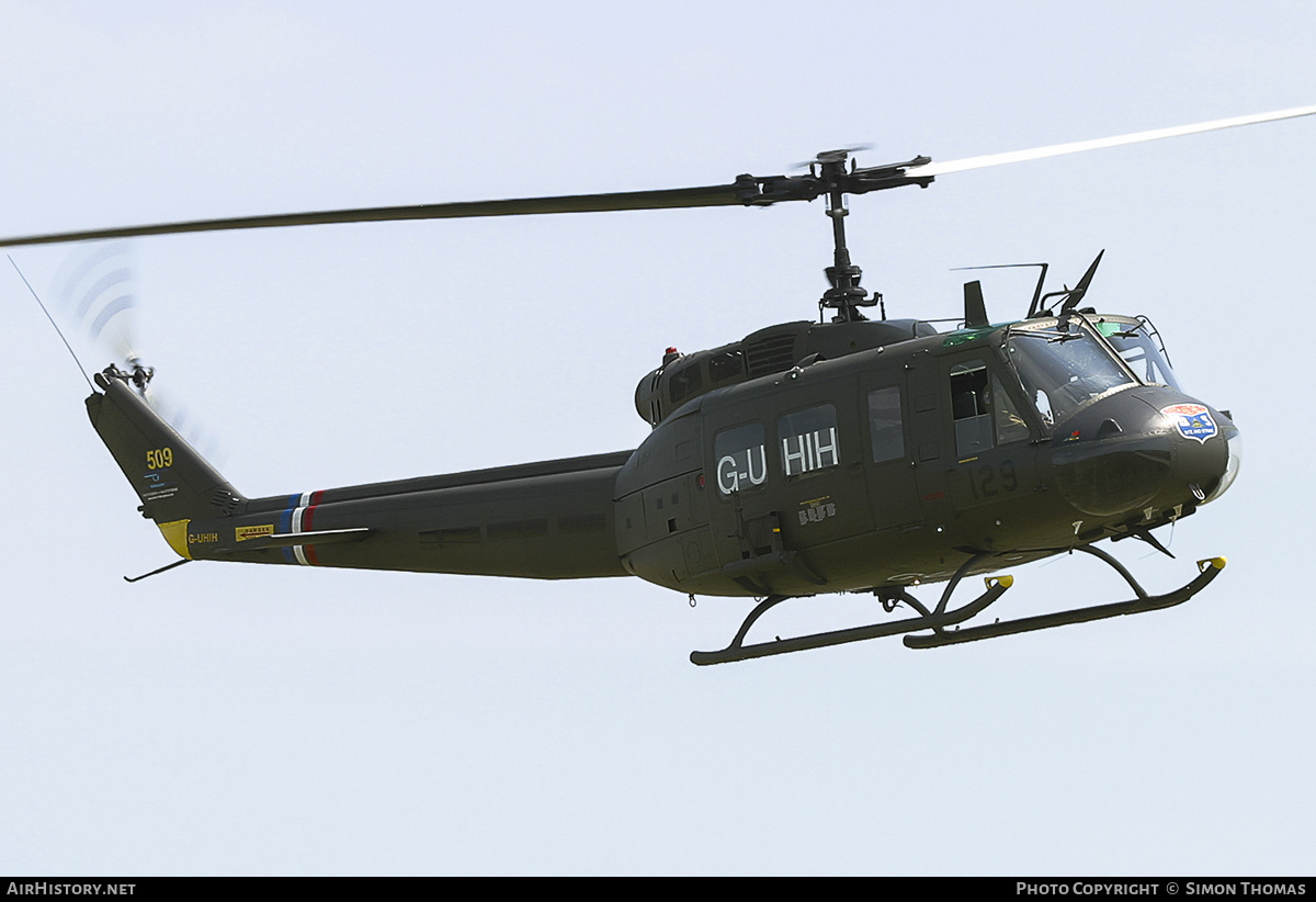 Aircraft Photo of G-UHIH / 72-21509 | Bell UH-1H Iroquois | USA - Army | AirHistory.net #364337