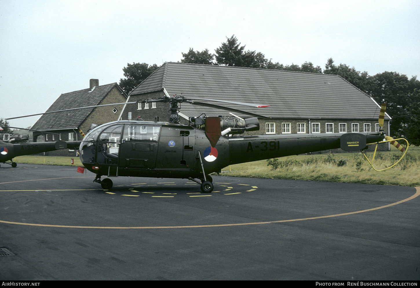 Aircraft Photo of A-391 | Sud SE-3160 Alouette III | Netherlands - Air Force | AirHistory.net #364349