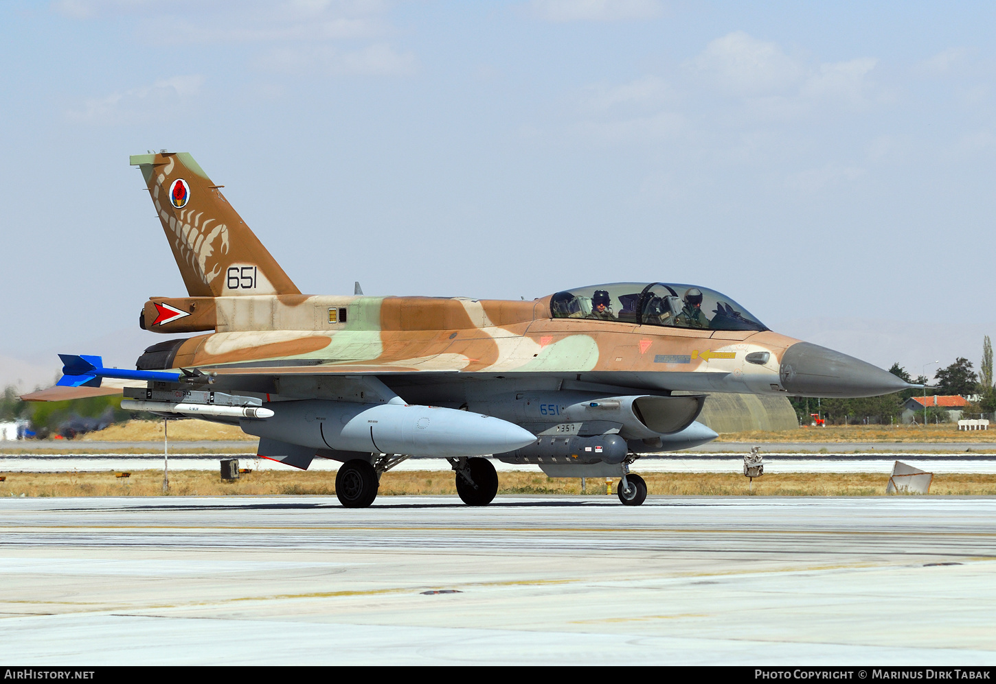 Aircraft Photo of 651 | Lockheed F-16DG Barak | Israel - Air Force | AirHistory.net #364359