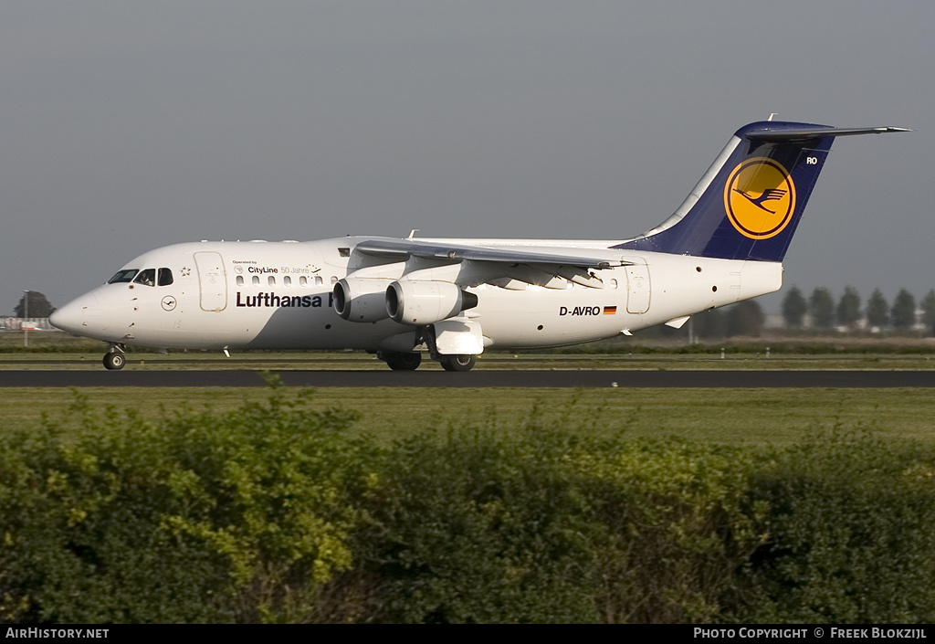 Aircraft Photo of D-AVRO | British Aerospace Avro 146-RJ85 | Lufthansa | AirHistory.net #364362