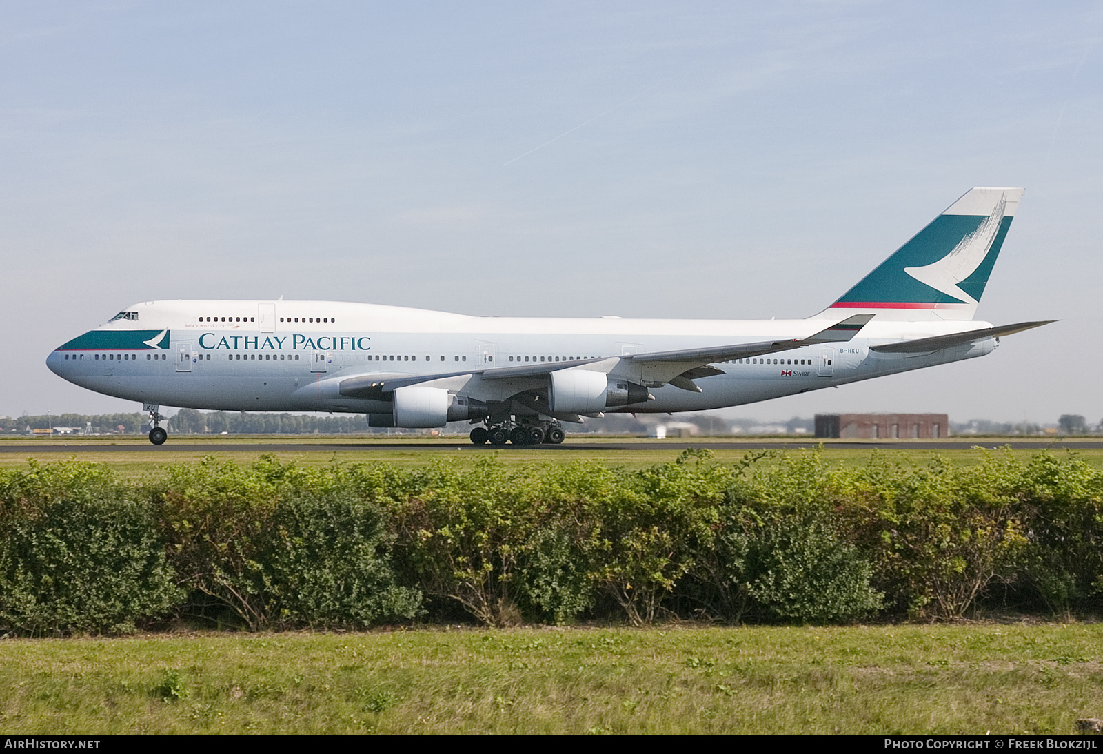 Aircraft Photo of B-HKU | Boeing 747-412 | Cathay Pacific Airways | AirHistory.net #364365