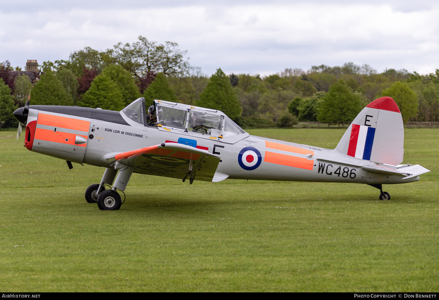Aircraft Photo of WG486 | De Havilland DHC-1 Chipmunk T10 | UK - Air Force | AirHistory.net #364377