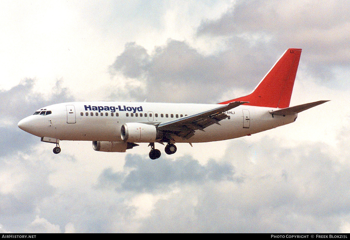 Aircraft Photo of D-AHLI | Boeing 737-5K5 | Hapag-Lloyd | AirHistory.net #364397