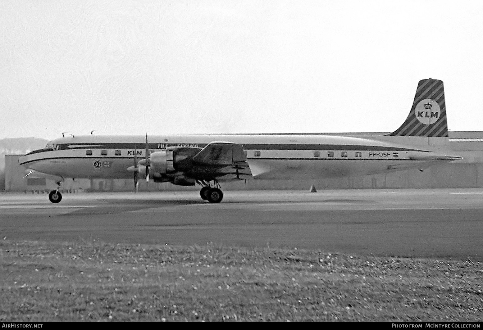 Aircraft Photo of PH-DSF | Douglas DC-7C | KLM - Royal Dutch Airlines | AirHistory.net #364406