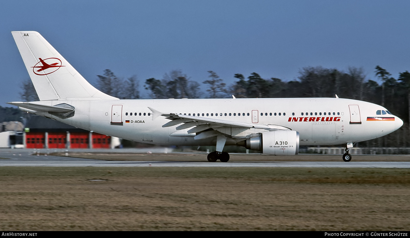 Aircraft Photo of D-AOAA | Airbus A310-304 | Interflug | AirHistory.net #364452