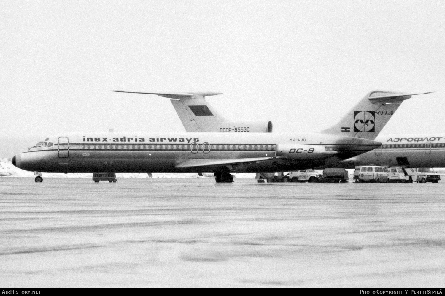 Aircraft Photo of YU-AJB | McDonnell Douglas DC-9-32 | Inex-Adria Airways | AirHistory.net #364472