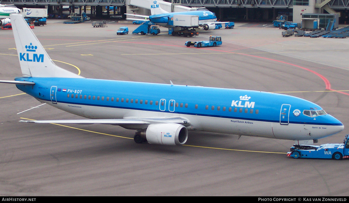 Aircraft Photo of PH-BDT | Boeing 737-406 | KLM - Royal Dutch Airlines | AirHistory.net #364485