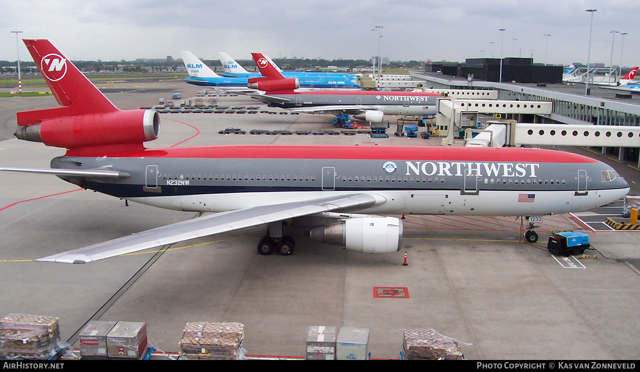 Aircraft Photo of N232NW | McDonnell Douglas DC-10-30 | Northwest Airlines | AirHistory.net #364488