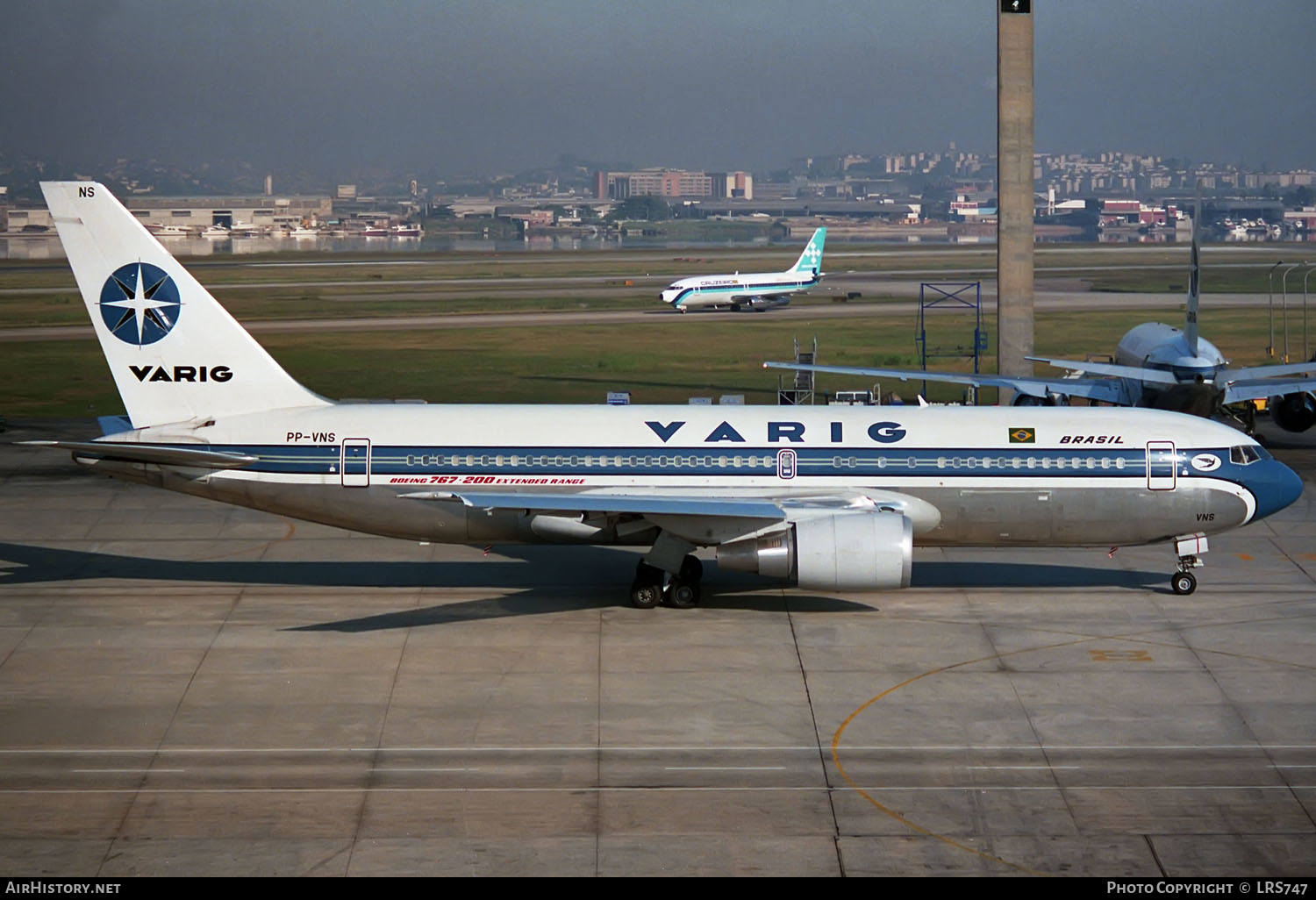 Aircraft Photo of PP-VNS | Boeing 767-241/ER | Varig | AirHistory.net #364513