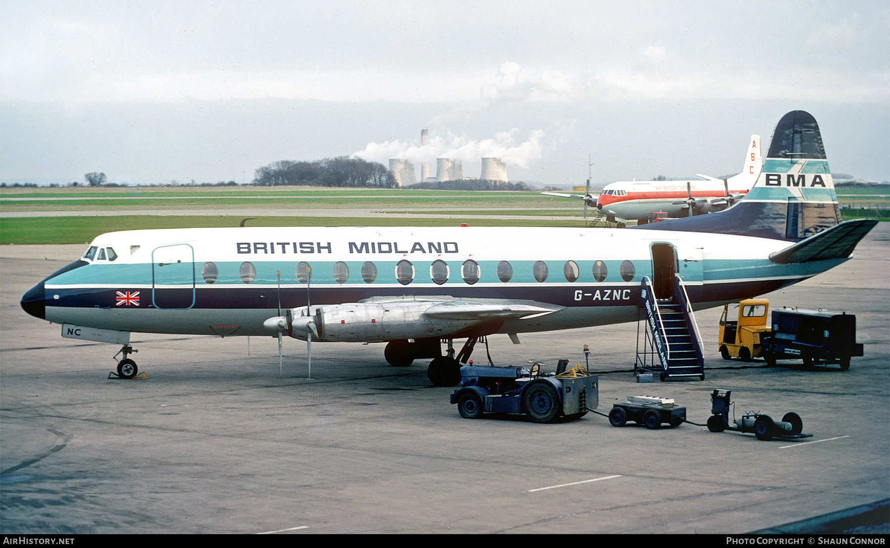 Aircraft Photo of G-AZNC | Vickers 813 Viscount | British Midland Airways - BMA | AirHistory.net #364520