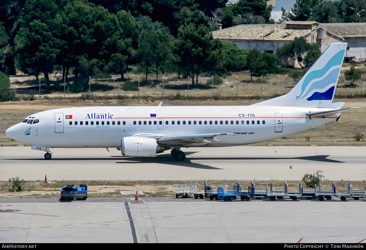 Aircraft Photo of CS-TIG | Boeing 737-3K9 | Euro Atlantic Airways | AirHistory.net #364528