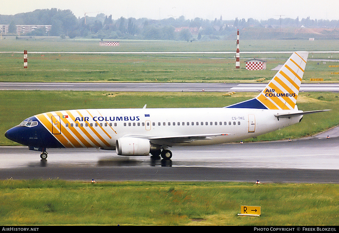 Aircraft Photo of CS-TKC | Boeing 737-33A | Air Columbus | AirHistory.net #364537
