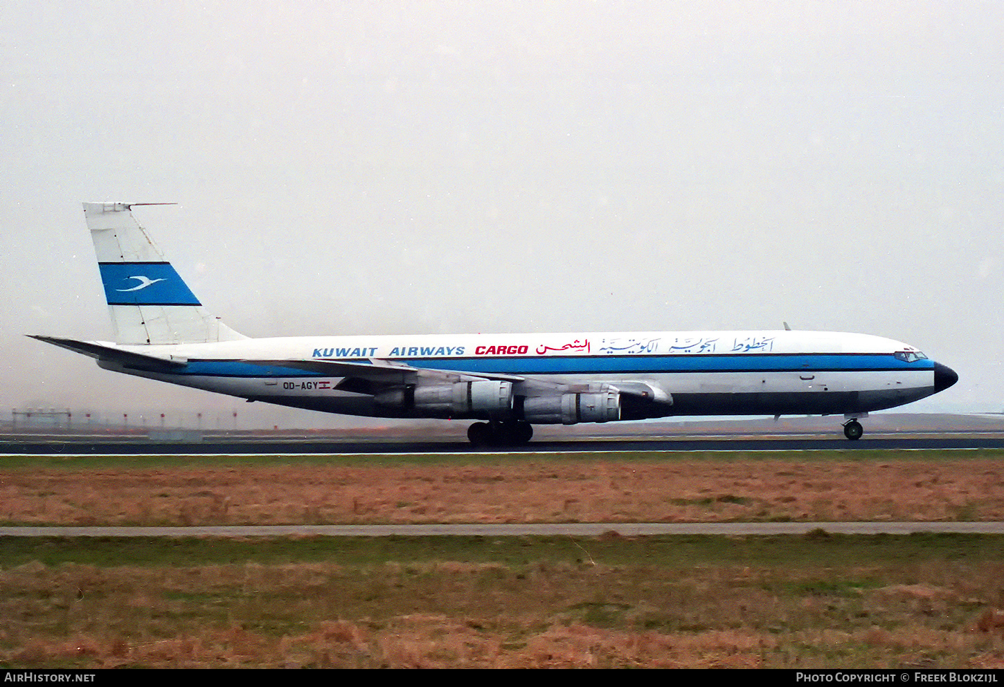 Aircraft Photo of OD-AGY | Boeing 707-327C | Kuwait Airways Cargo | AirHistory.net #364543