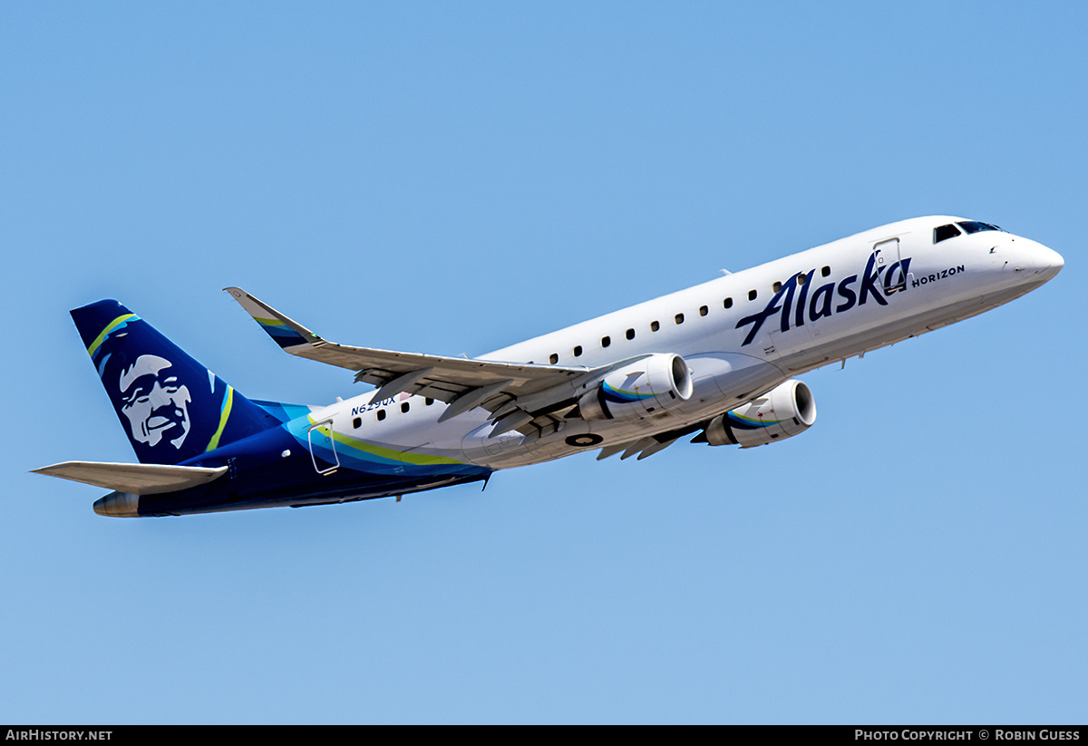 Aircraft Photo of N629QX | Embraer 175LR (ERJ-170-200LR) | Alaska Airlines | AirHistory.net #364545