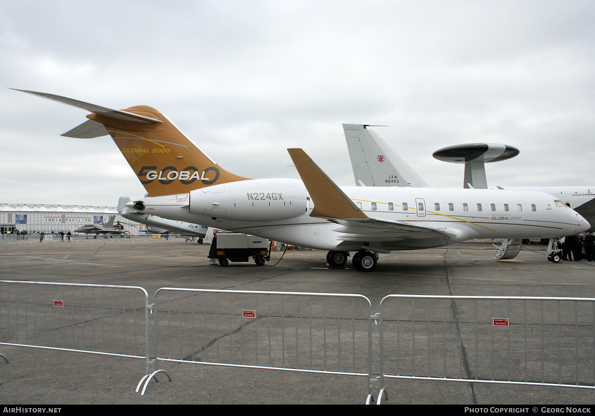 Aircraft Photo of N224GX | Bombardier Global 5000 (BD-700-1A11) | AirHistory.net #364547