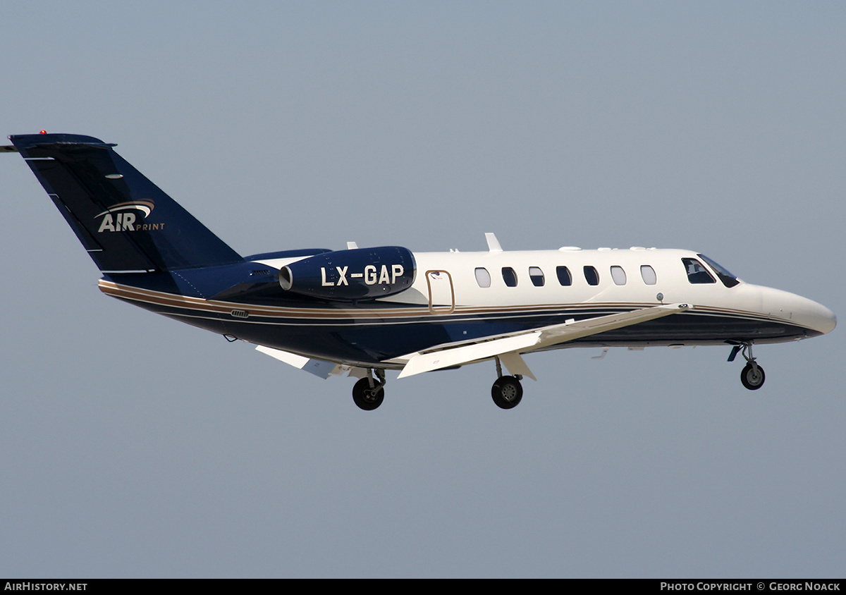 Aircraft Photo of LX-GAP | Cessna 525B CitationJet CJ3 | Air Print | AirHistory.net #364553