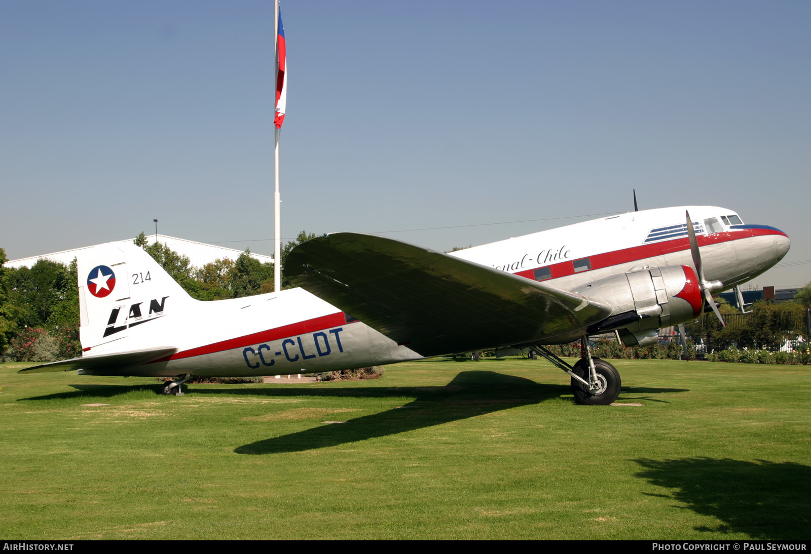 Aircraft Photo of CC-CLDT | Douglas C-47A Skytrain | LAN Chile - Línea Aérea Nacional | AirHistory.net #364554