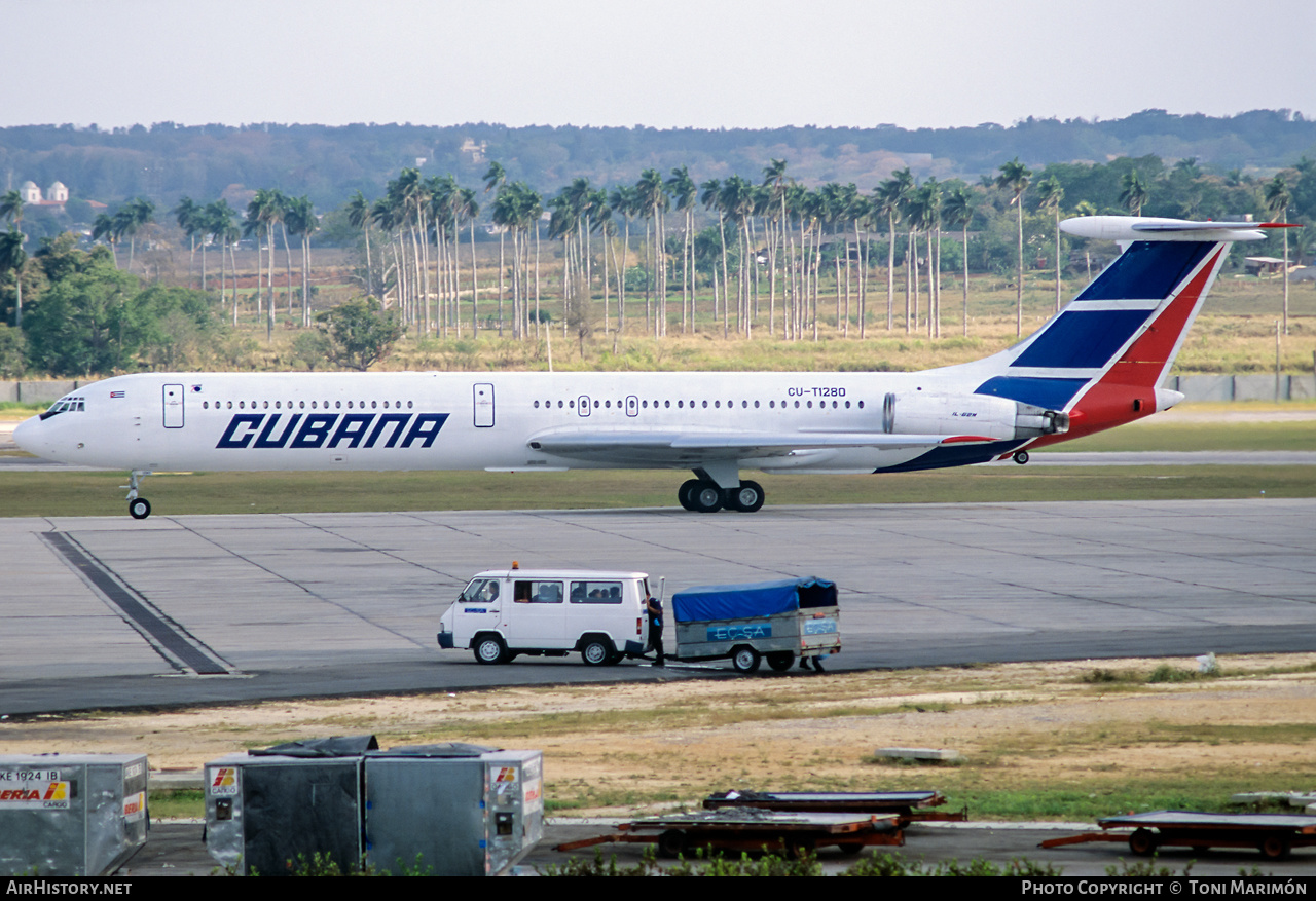 Aircraft Photo of CU-T1280 | Ilyushin Il-62M | Cubana | AirHistory.net #364569