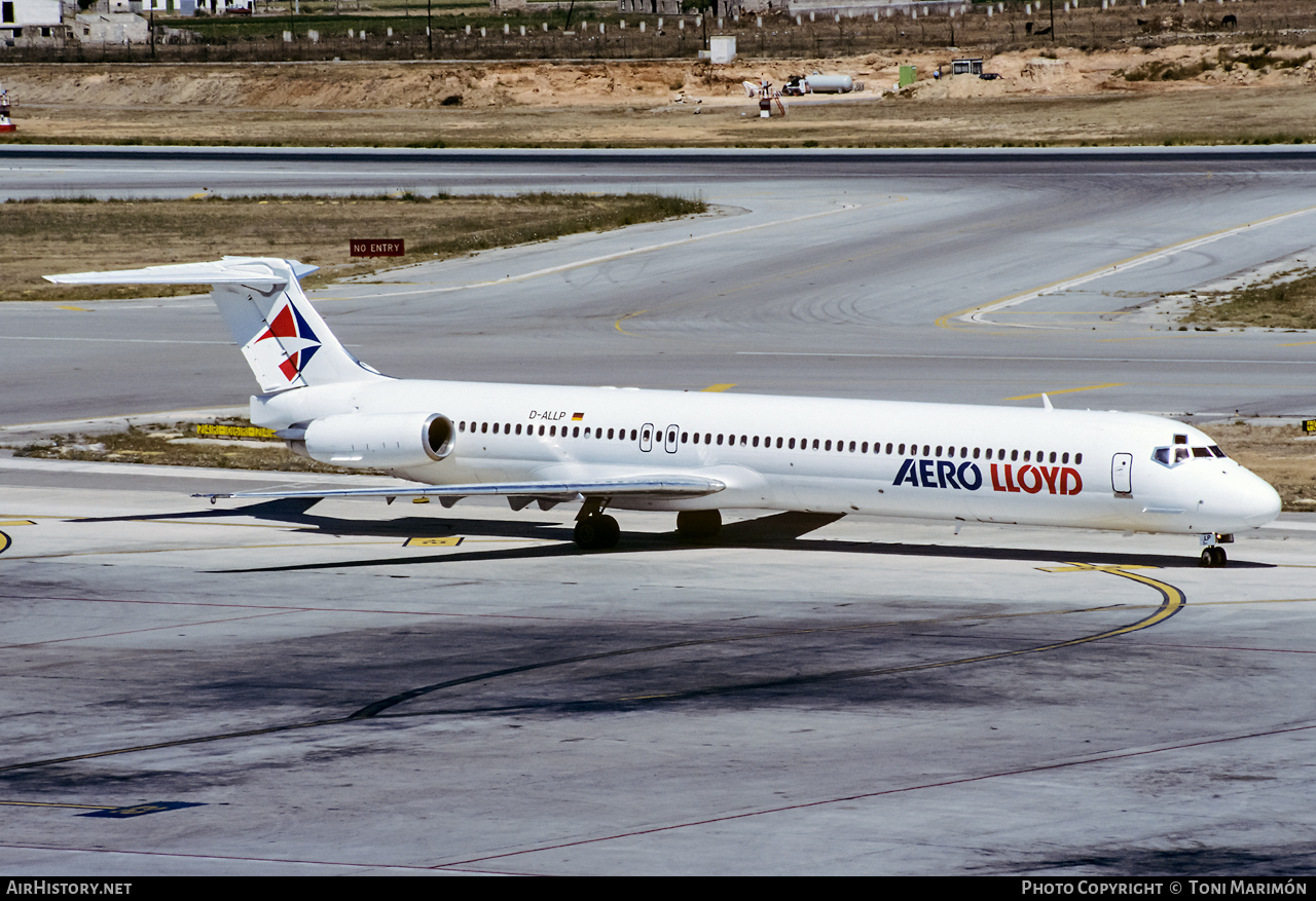 Aircraft Photo of D-ALLP | McDonnell Douglas MD-83 (DC-9-83) | Aero Lloyd | AirHistory.net #364573